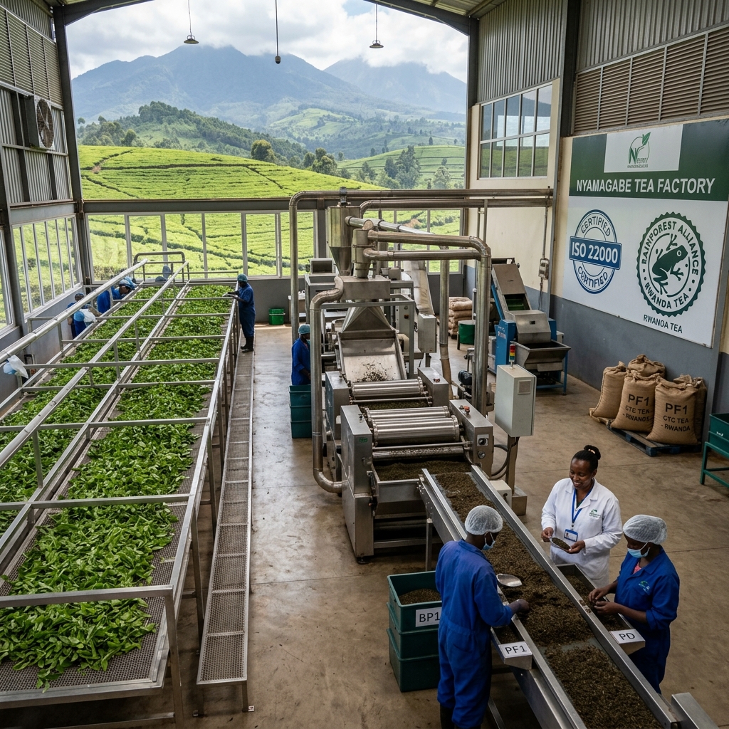 High-Altitude Single-Estate BOPF Export Black Tea (50kg Multi-Wall Sacks) - Origin Certificate
